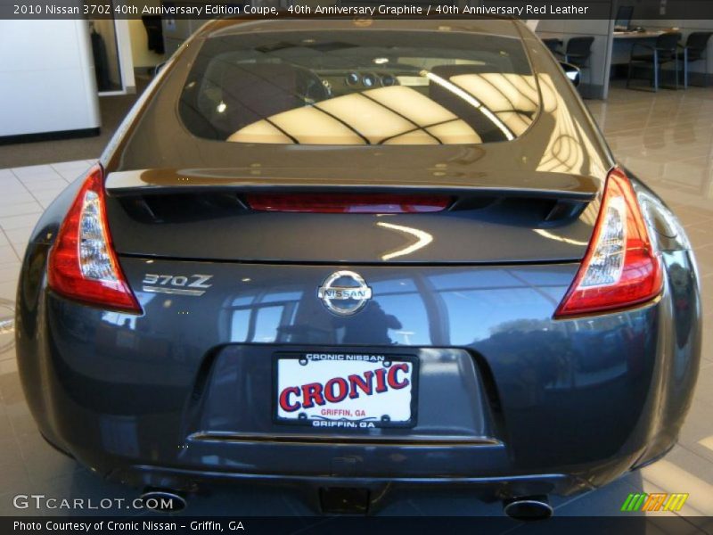 40th Anniversary Graphite / 40th Anniversary Red Leather 2010 Nissan 370Z 40th Anniversary Edition Coupe