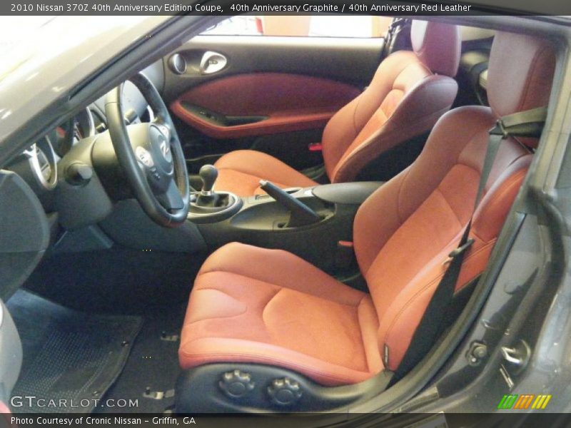 40th Anniversary Graphite / 40th Anniversary Red Leather 2010 Nissan 370Z 40th Anniversary Edition Coupe