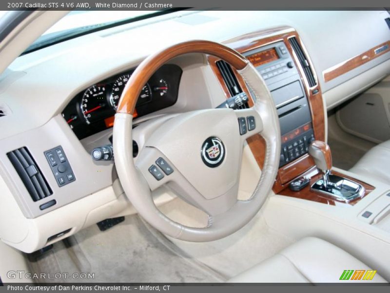 White Diamond / Cashmere 2007 Cadillac STS 4 V6 AWD