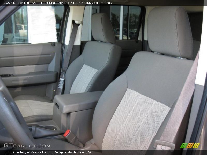 Light Khaki Metallic / Dark Khaki/Medium Khaki 2007 Dodge Nitro SXT