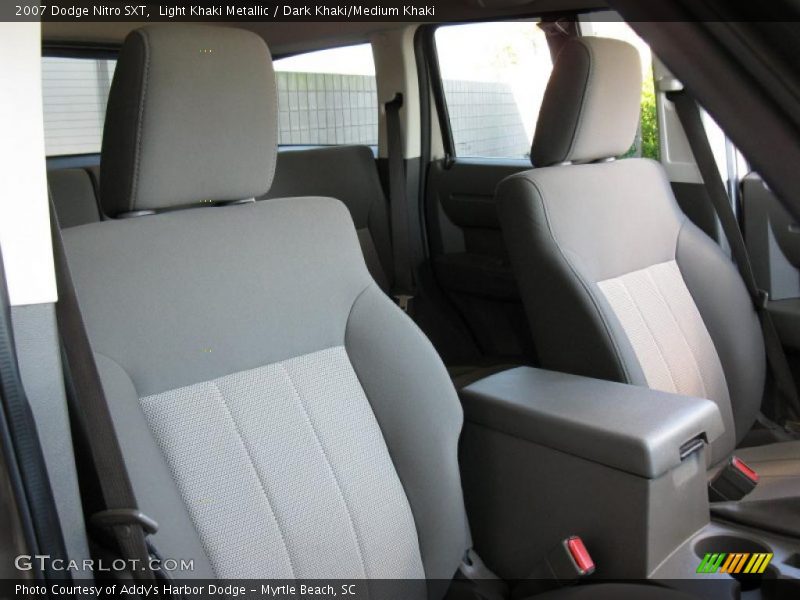 Light Khaki Metallic / Dark Khaki/Medium Khaki 2007 Dodge Nitro SXT