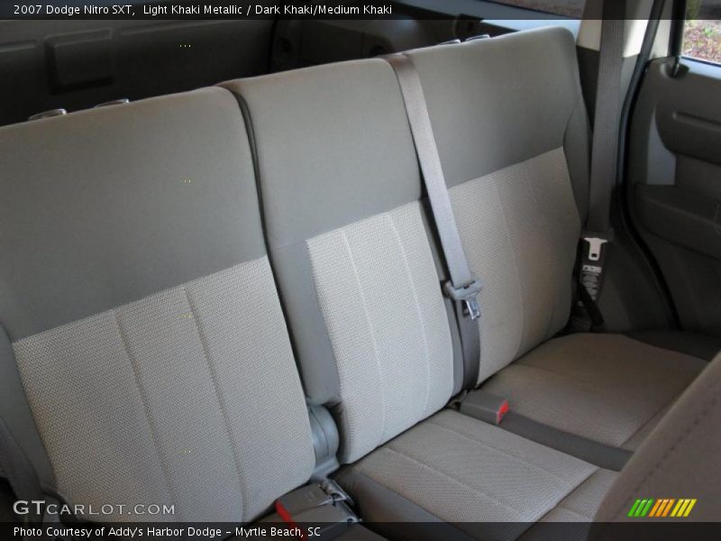 Light Khaki Metallic / Dark Khaki/Medium Khaki 2007 Dodge Nitro SXT