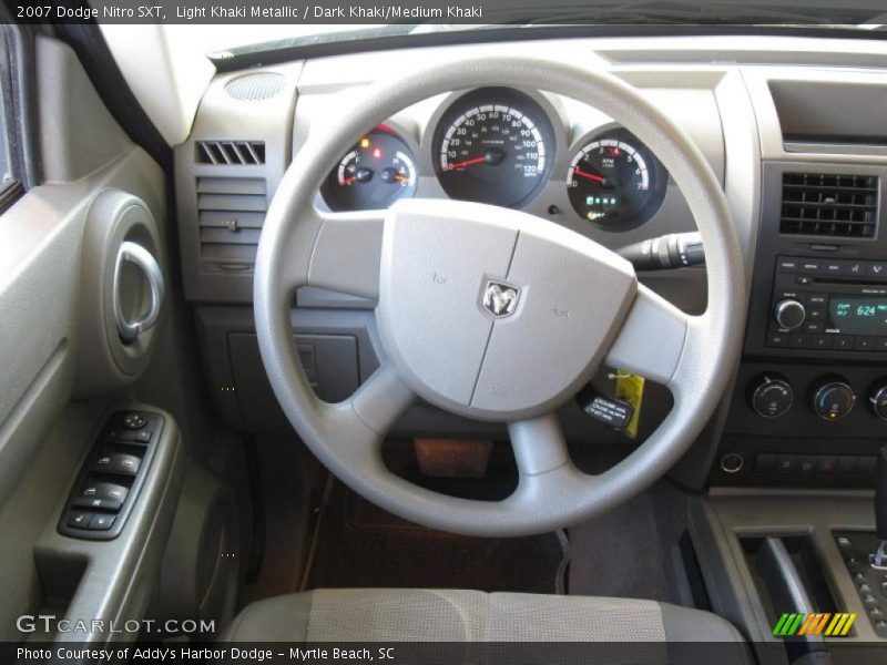 Light Khaki Metallic / Dark Khaki/Medium Khaki 2007 Dodge Nitro SXT
