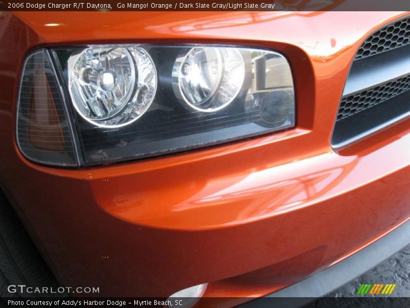 Go Mango! Orange / Dark Slate Gray/Light Slate Gray 2006 Dodge Charger R/T Daytona