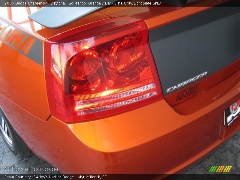 Go Mango! Orange / Dark Slate Gray/Light Slate Gray 2006 Dodge Charger R/T Daytona