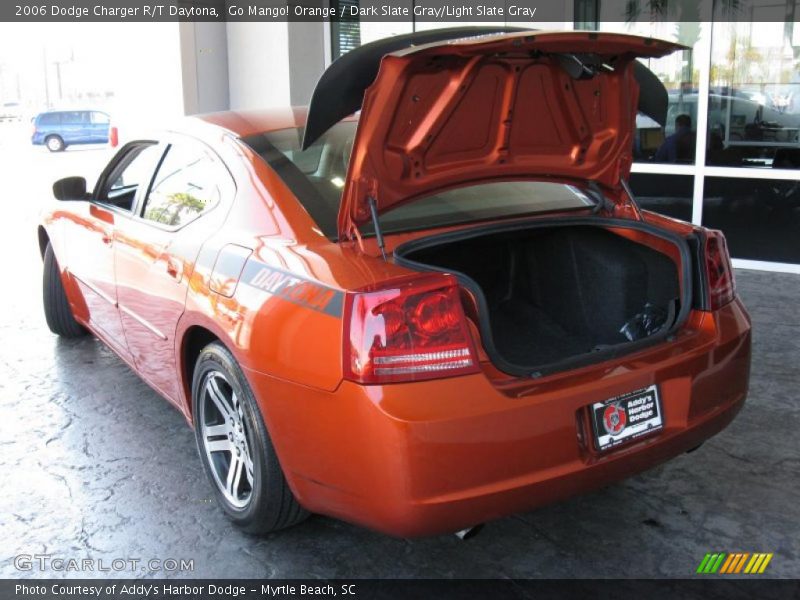 Go Mango! Orange / Dark Slate Gray/Light Slate Gray 2006 Dodge Charger R/T Daytona