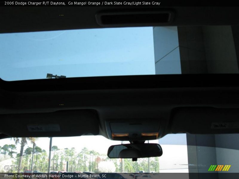 Go Mango! Orange / Dark Slate Gray/Light Slate Gray 2006 Dodge Charger R/T Daytona