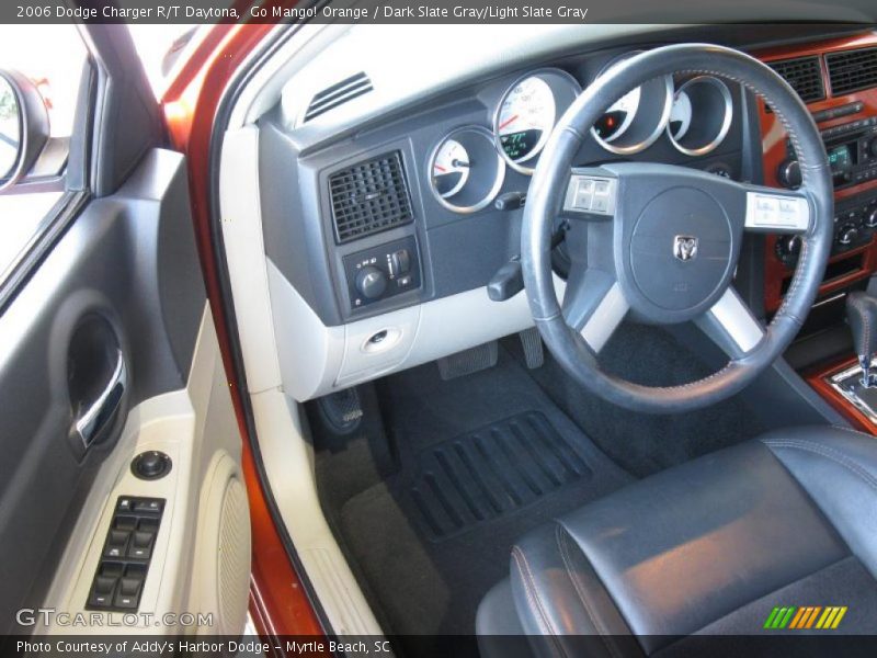 Go Mango! Orange / Dark Slate Gray/Light Slate Gray 2006 Dodge Charger R/T Daytona
