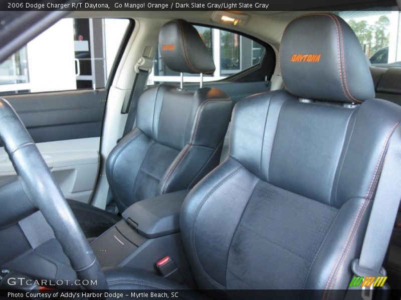 Go Mango! Orange / Dark Slate Gray/Light Slate Gray 2006 Dodge Charger R/T Daytona