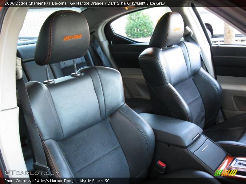 Go Mango! Orange / Dark Slate Gray/Light Slate Gray 2006 Dodge Charger R/T Daytona