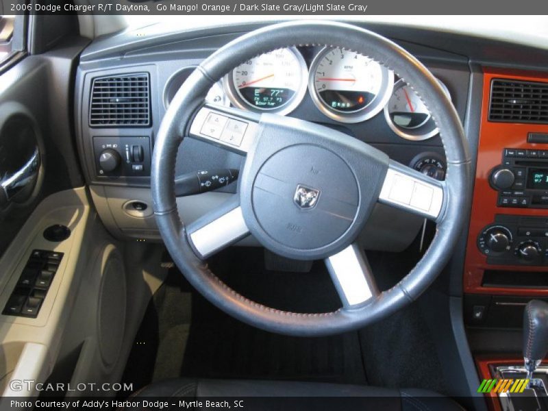 Go Mango! Orange / Dark Slate Gray/Light Slate Gray 2006 Dodge Charger R/T Daytona