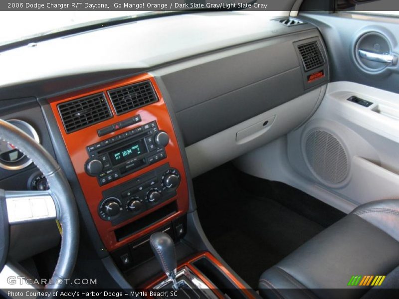 Go Mango! Orange / Dark Slate Gray/Light Slate Gray 2006 Dodge Charger R/T Daytona