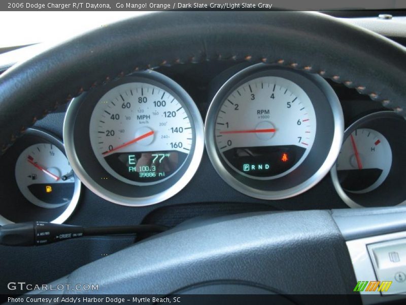 Go Mango! Orange / Dark Slate Gray/Light Slate Gray 2006 Dodge Charger R/T Daytona