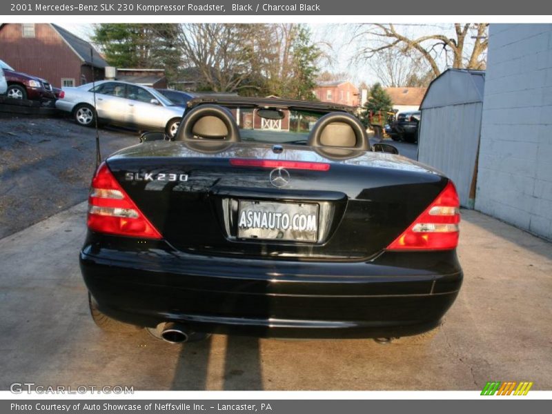 Black / Charcoal Black 2001 Mercedes-Benz SLK 230 Kompressor Roadster