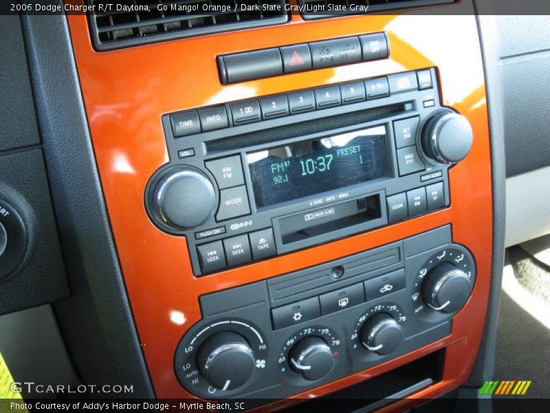 Go Mango! Orange / Dark Slate Gray/Light Slate Gray 2006 Dodge Charger R/T Daytona