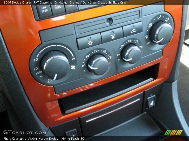 Go Mango! Orange / Dark Slate Gray/Light Slate Gray 2006 Dodge Charger R/T Daytona