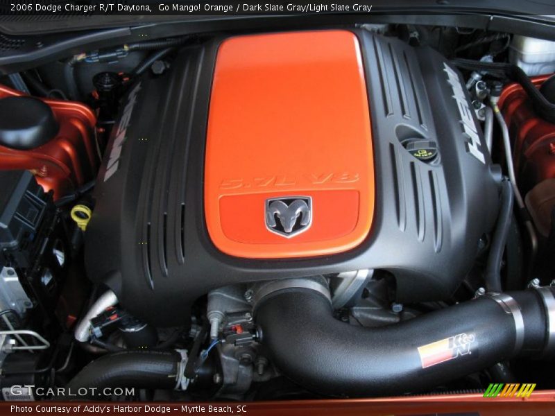 Go Mango! Orange / Dark Slate Gray/Light Slate Gray 2006 Dodge Charger R/T Daytona