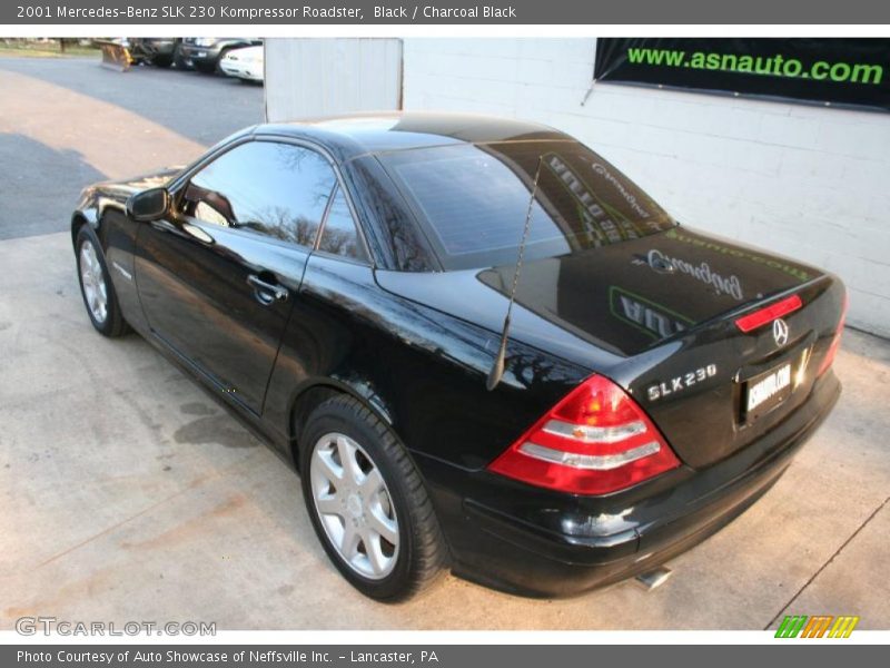 Black / Charcoal Black 2001 Mercedes-Benz SLK 230 Kompressor Roadster