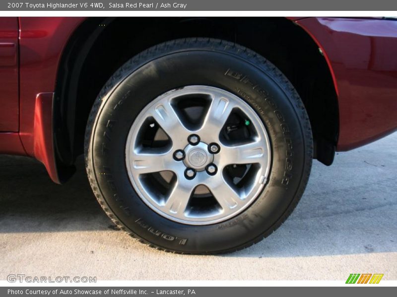 Salsa Red Pearl / Ash Gray 2007 Toyota Highlander V6 4WD