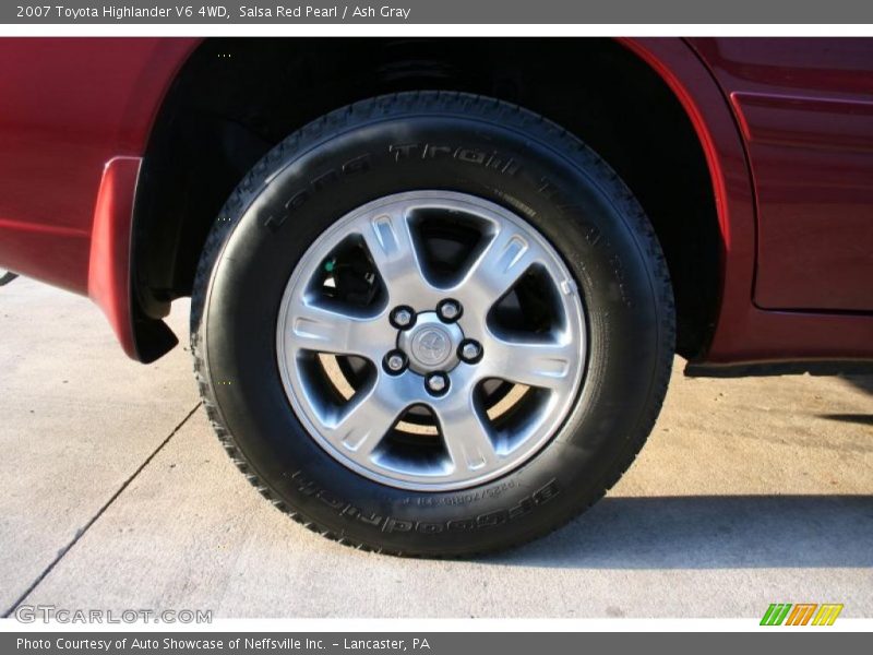 Salsa Red Pearl / Ash Gray 2007 Toyota Highlander V6 4WD