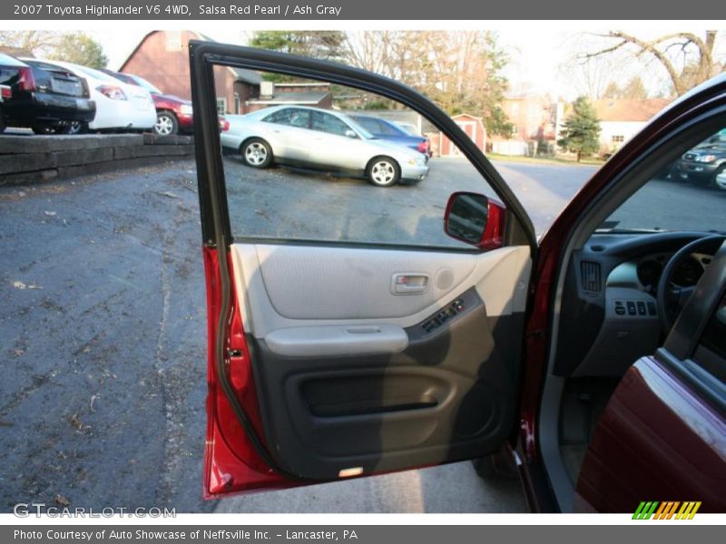 Salsa Red Pearl / Ash Gray 2007 Toyota Highlander V6 4WD
