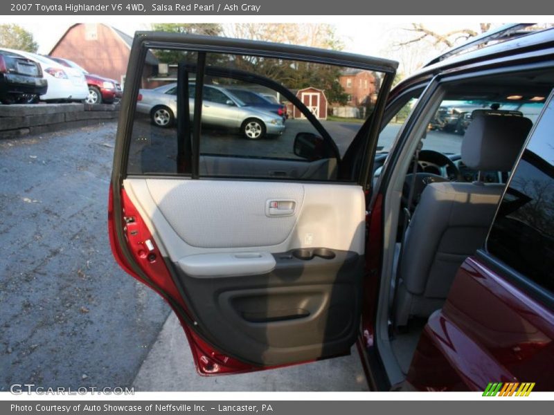 Salsa Red Pearl / Ash Gray 2007 Toyota Highlander V6 4WD