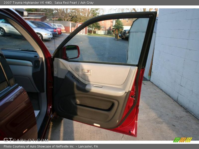 Salsa Red Pearl / Ash Gray 2007 Toyota Highlander V6 4WD