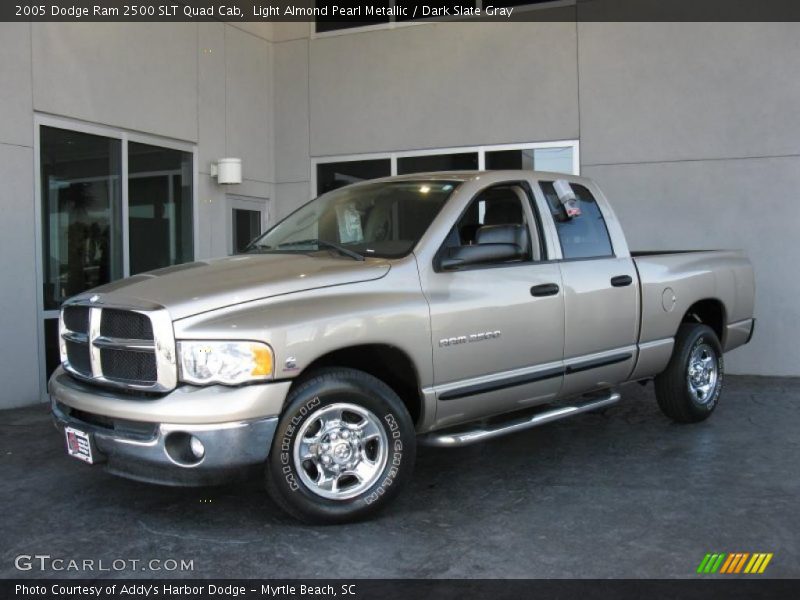 Light Almond Pearl Metallic / Dark Slate Gray 2005 Dodge Ram 2500 SLT Quad Cab