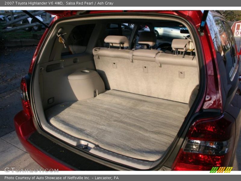 Salsa Red Pearl / Ash Gray 2007 Toyota Highlander V6 4WD