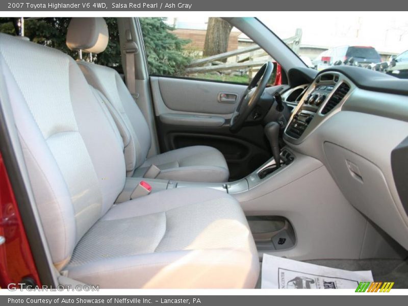 Salsa Red Pearl / Ash Gray 2007 Toyota Highlander V6 4WD