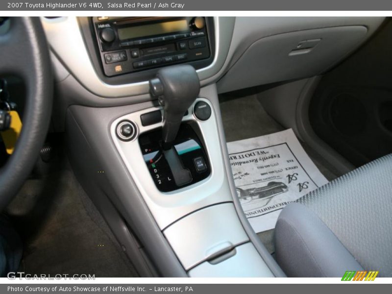 Salsa Red Pearl / Ash Gray 2007 Toyota Highlander V6 4WD
