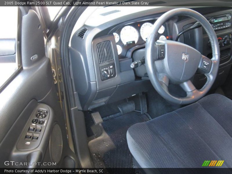 Light Almond Pearl Metallic / Dark Slate Gray 2005 Dodge Ram 2500 SLT Quad Cab