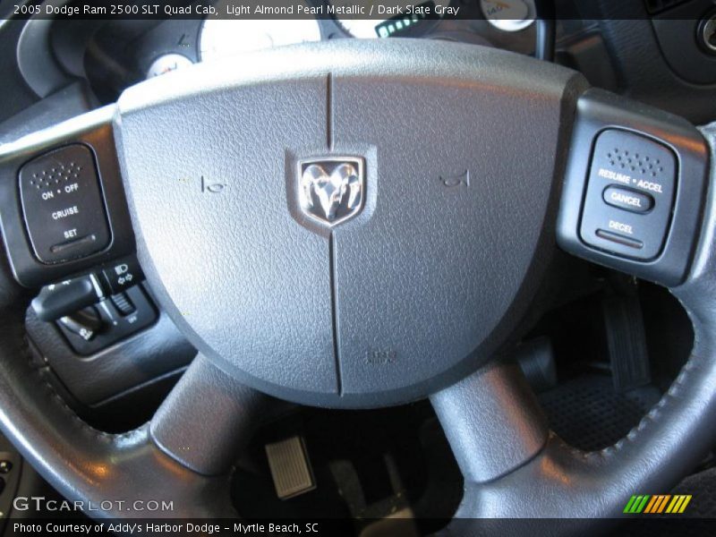 Light Almond Pearl Metallic / Dark Slate Gray 2005 Dodge Ram 2500 SLT Quad Cab