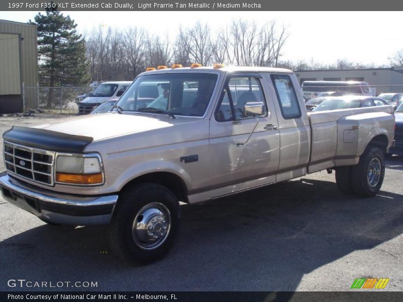 Light Prarrie Tan Metallic / Medium Mocha 1997 Ford F350 XLT Extended Cab Dually