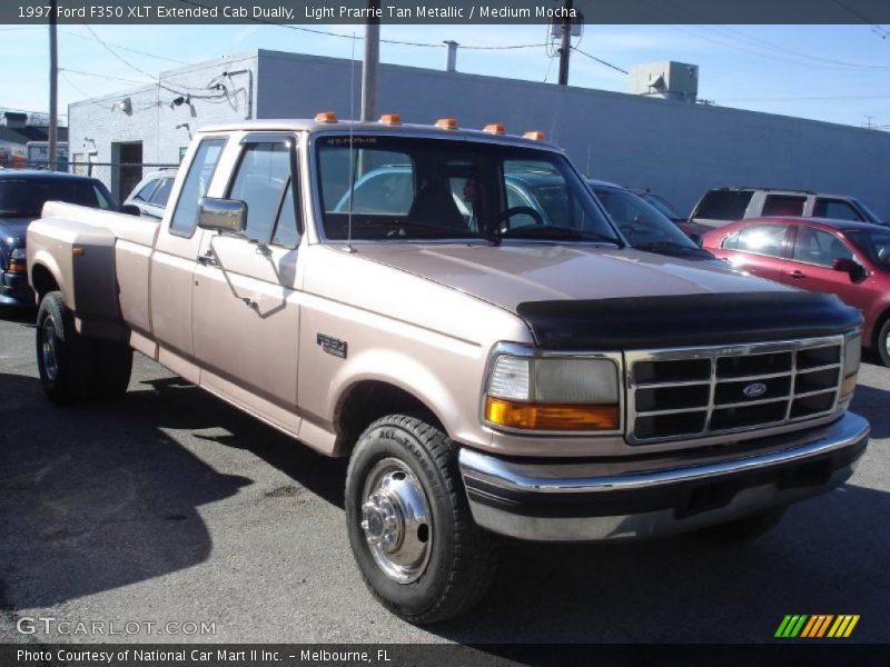 Light Prarrie Tan Metallic / Medium Mocha 1997 Ford F350 XLT Extended Cab Dually