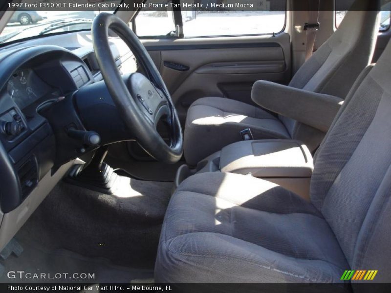 Light Prarrie Tan Metallic / Medium Mocha 1997 Ford F350 XLT Extended Cab Dually