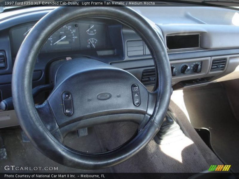 Light Prarrie Tan Metallic / Medium Mocha 1997 Ford F350 XLT Extended Cab Dually