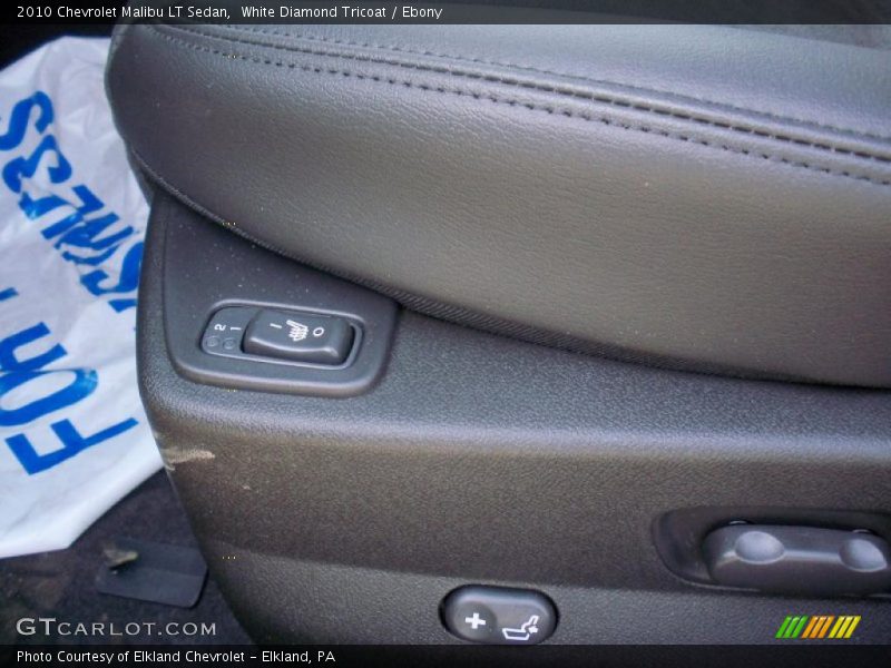 White Diamond Tricoat / Ebony 2010 Chevrolet Malibu LT Sedan