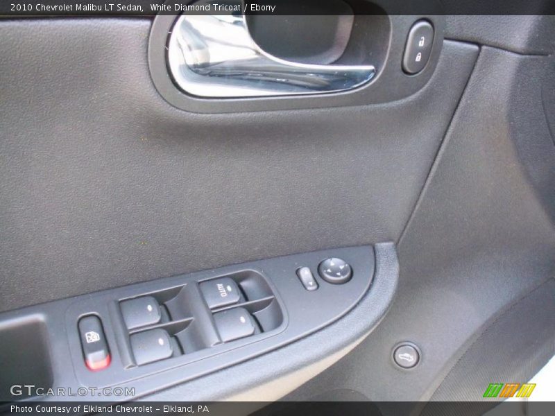 White Diamond Tricoat / Ebony 2010 Chevrolet Malibu LT Sedan