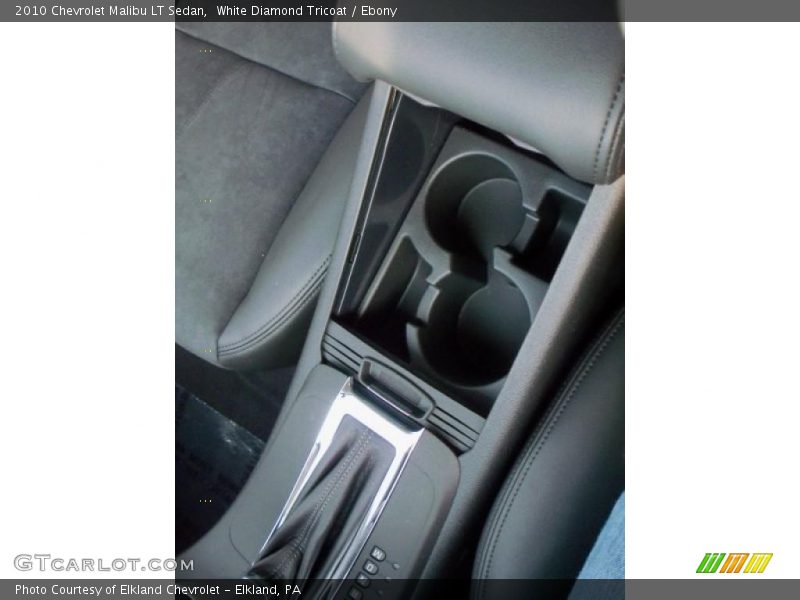 White Diamond Tricoat / Ebony 2010 Chevrolet Malibu LT Sedan