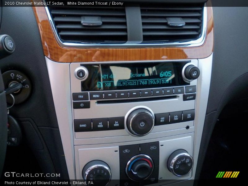 White Diamond Tricoat / Ebony 2010 Chevrolet Malibu LT Sedan