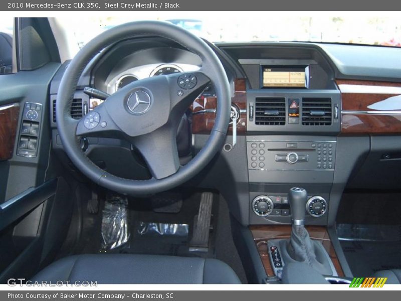 Steel Grey Metallic / Black 2010 Mercedes-Benz GLK 350