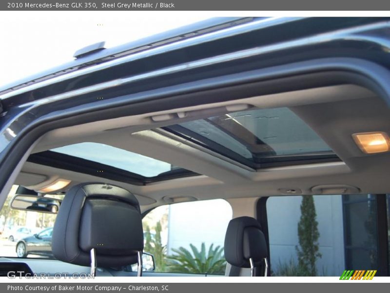 Steel Grey Metallic / Black 2010 Mercedes-Benz GLK 350