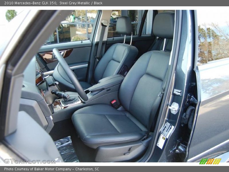 Steel Grey Metallic / Black 2010 Mercedes-Benz GLK 350