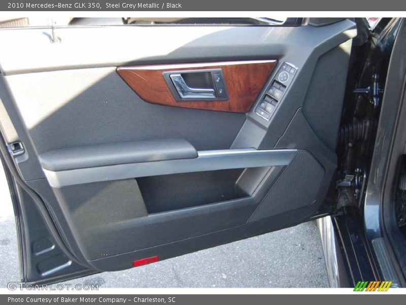 Steel Grey Metallic / Black 2010 Mercedes-Benz GLK 350