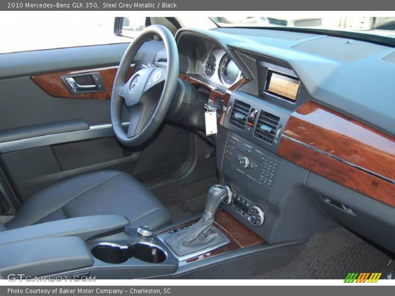 Steel Grey Metallic / Black 2010 Mercedes-Benz GLK 350