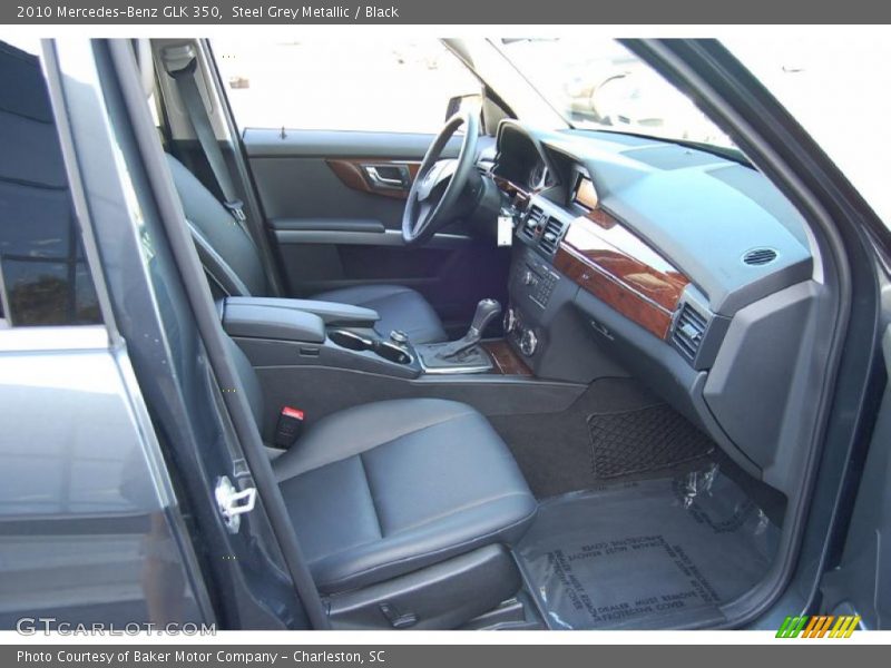 Steel Grey Metallic / Black 2010 Mercedes-Benz GLK 350