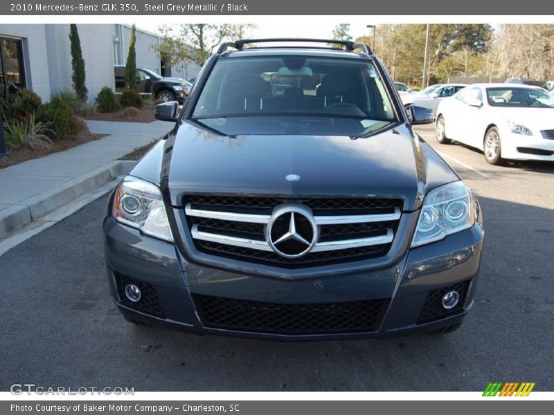 Steel Grey Metallic / Black 2010 Mercedes-Benz GLK 350