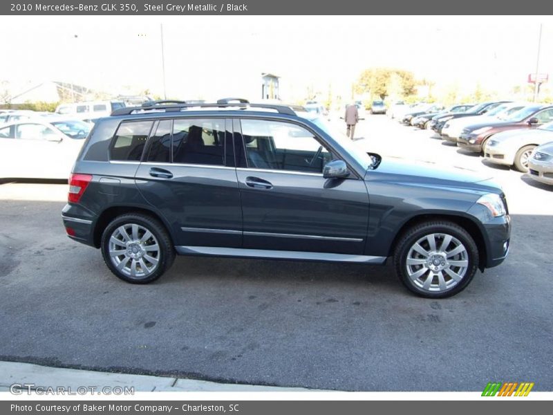 Steel Grey Metallic / Black 2010 Mercedes-Benz GLK 350