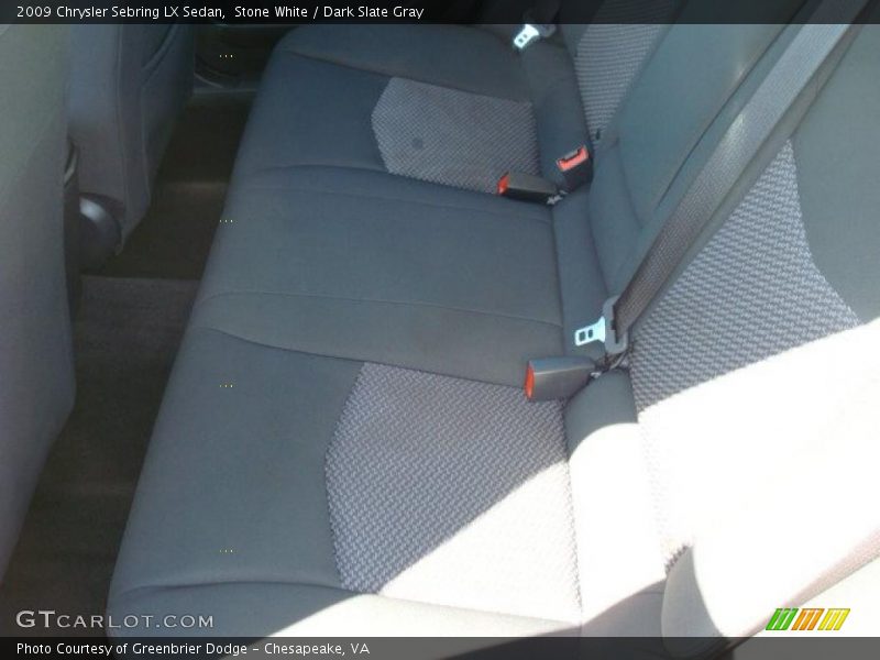 Stone White / Dark Slate Gray 2009 Chrysler Sebring LX Sedan